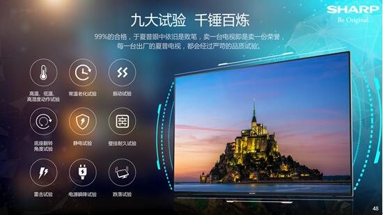 用誠意回饋消費者 3.15夏普推買電視送一年保修服務